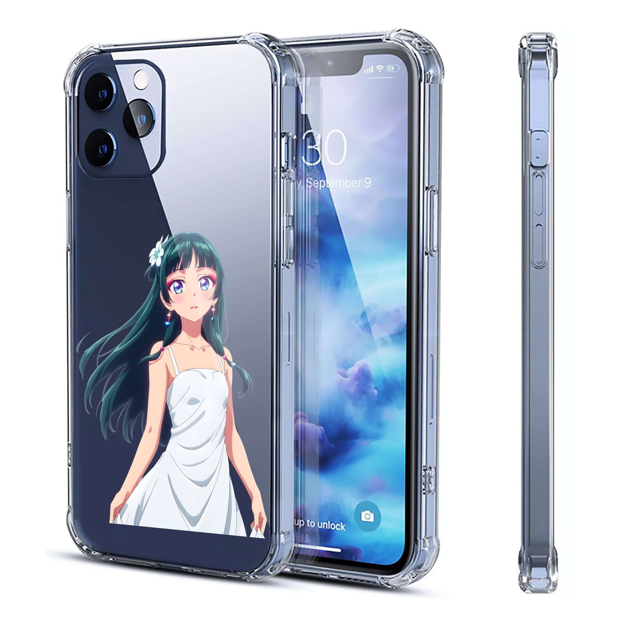 （画像用） 薬屋のひとりごと The Apothecary Diaries 【iPhone 12シリーズ対応】透明スマホケース（クリアソフトケース）